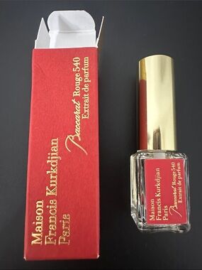 💯 Auth Baccarat Rouge 540 Maison Francis Kurkdjian Red and Gold Perfume 5ML
